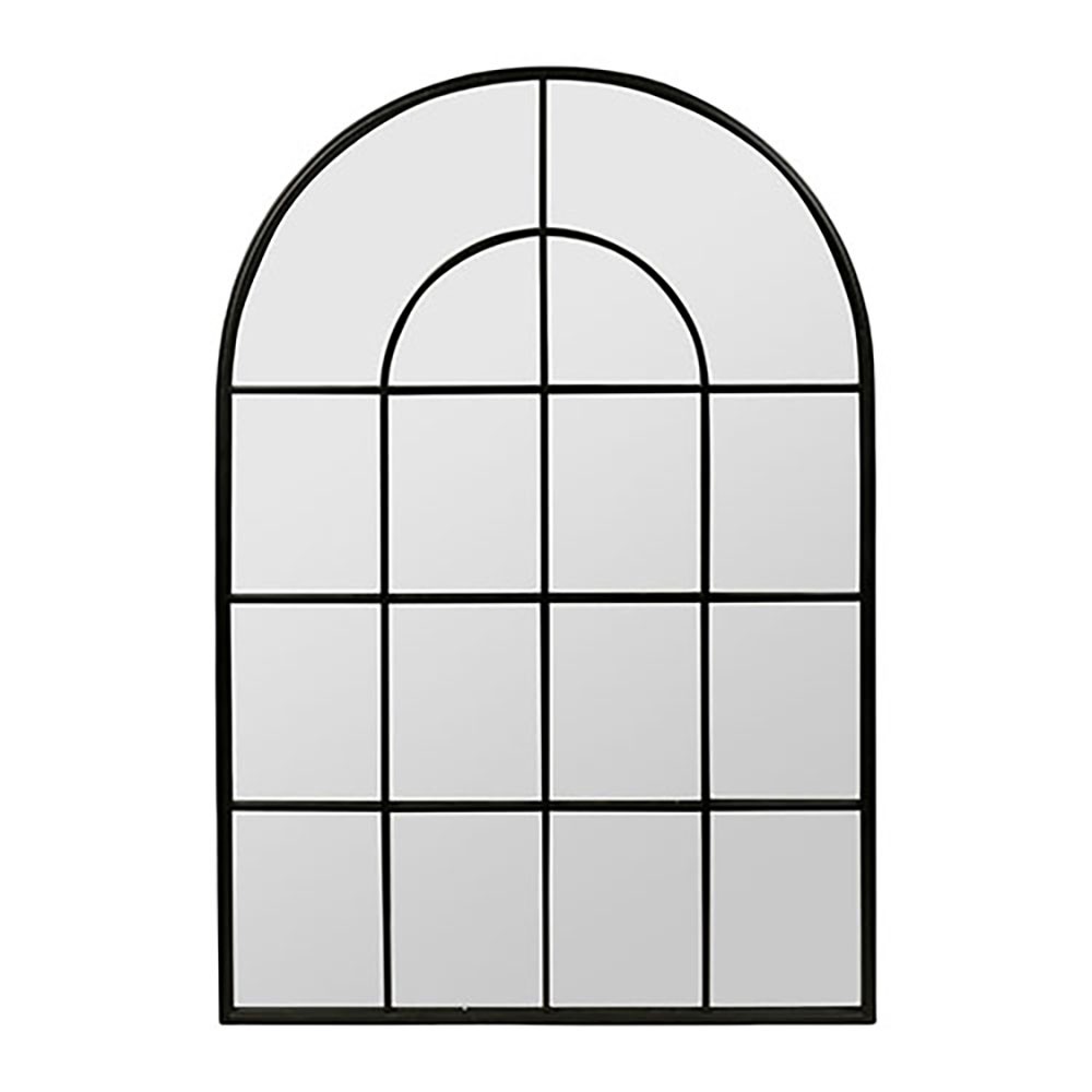 Arch mirror Obloukové zrcadlo v černém rámu